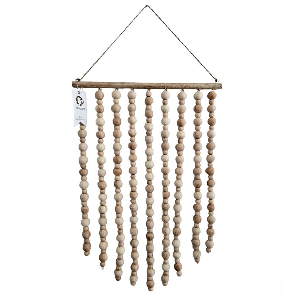 Wooden Beaded Wall Hanging Decor